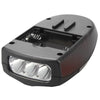 Electric Scooter Front Light with Horn Bell - Black