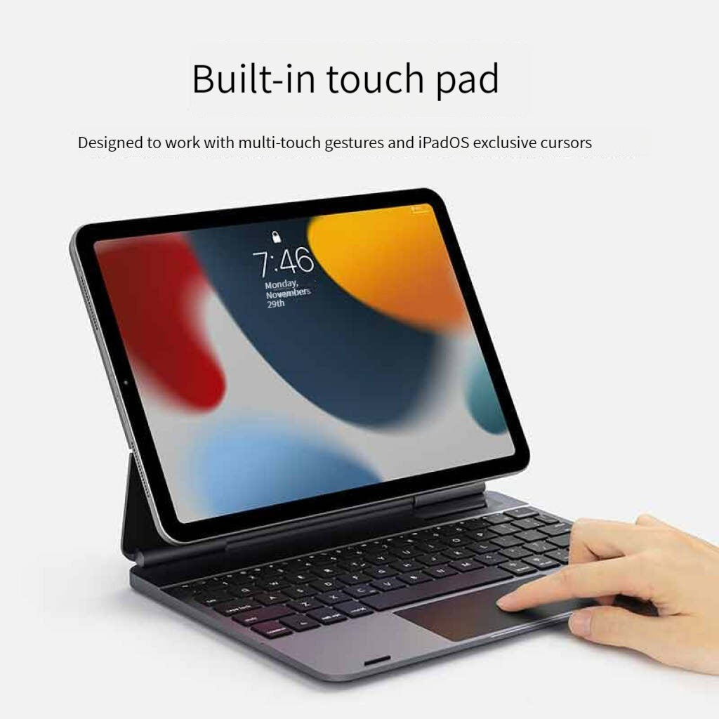 HPW-235502 iPad Mate Rotatable iPad Magic Keyboard Attachment with Expansion Dock