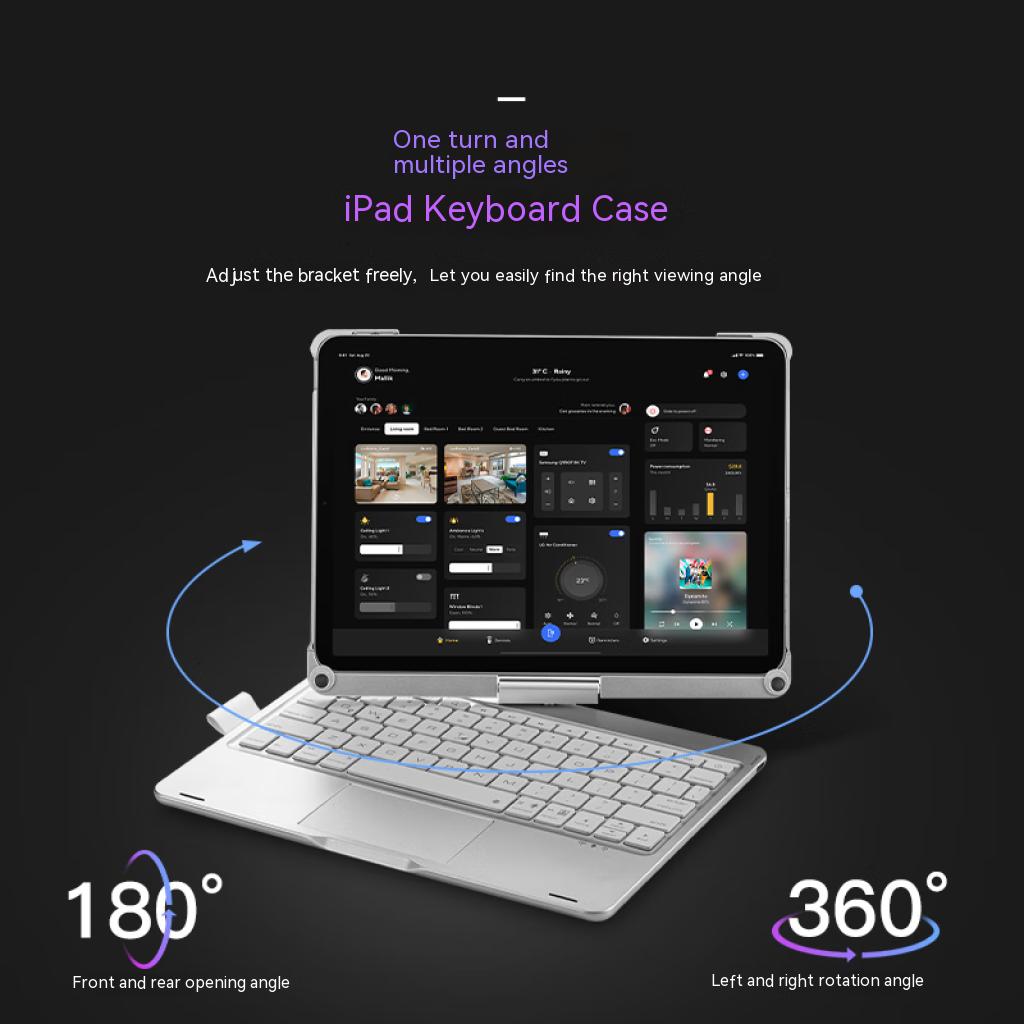 HPW-235501 iPad Mate Rotatable iPad Magic Keyboard Attachment with Expansion Dock