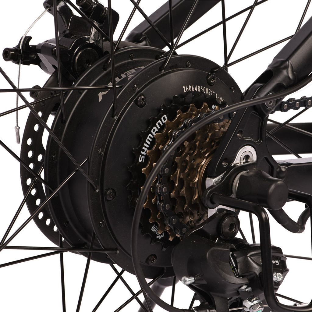 K1 24.9 Miles Foldable Long-Range Electric Bike - Black