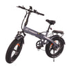 K2 24.9 Miles Foldable Long-Range Electric Bike - Black