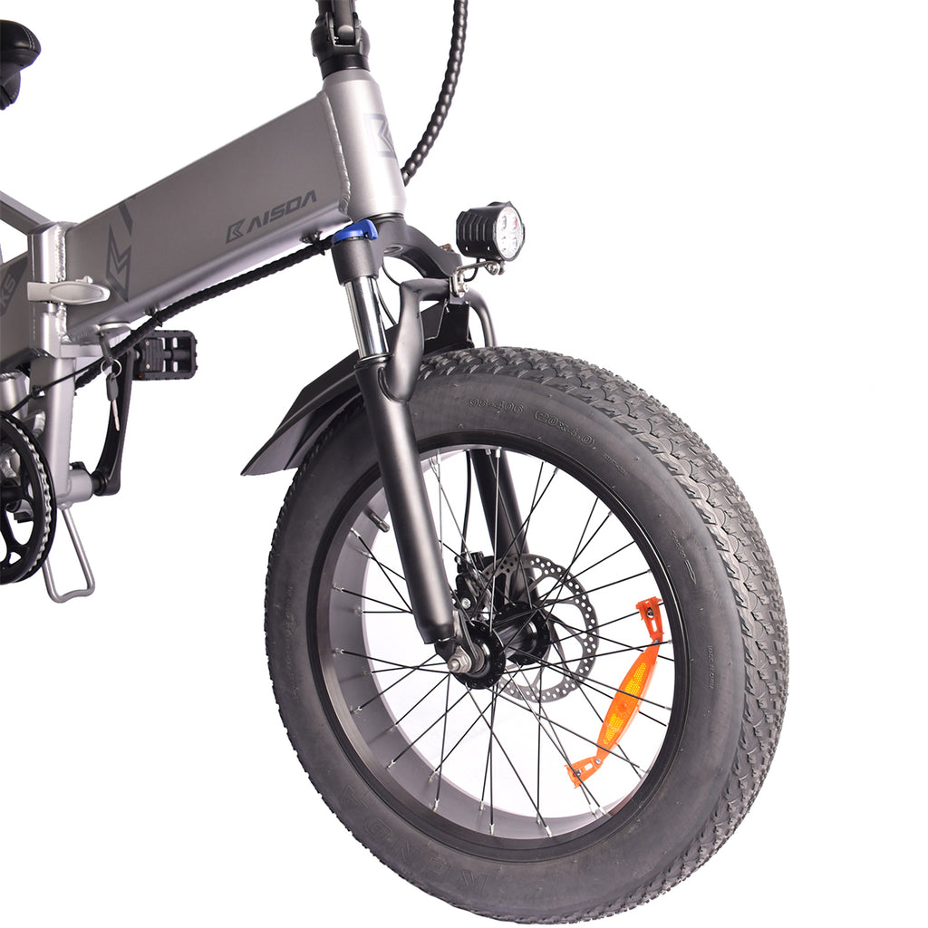 K5 34.9 Miles Foldable Long-Range Electric Bike - Gray