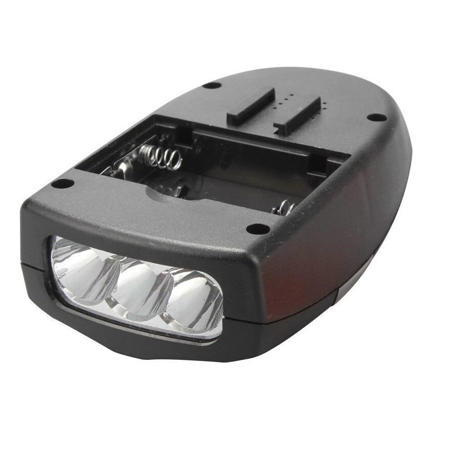 TN204 Electric Scooter Front Light with Horn Bell - Black