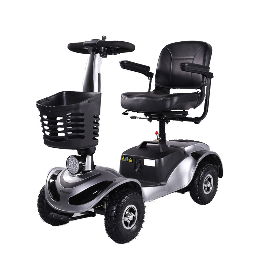M16 400W 31 Miles Mobility Scooter - Silver